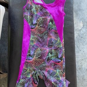 Girls sparky gymnastics suit